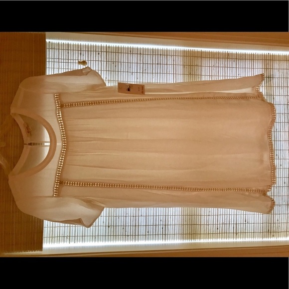 Ella Moss “Stella” Lattice Trim Dress - Picture 1 of 2